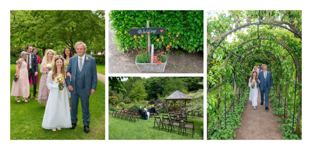 Barnsdale Gardens wedding, Rutland